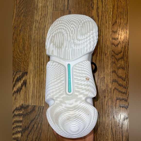 Under Armour Aqua and Black Basketball Shoes - Picture 4 of 5